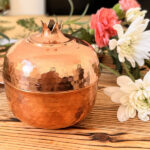 قندان مسی طرح انار مدل YNM_03 - تصویر 2