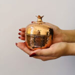 قندان مسی طرح انار مدل YNM_03 - تصویر 6