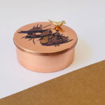 شکلات خوری مسی طرح خاطره مدل YNM_12 - تصویر 2