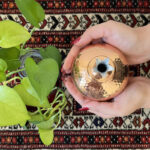 قندان مسی طرح انار مدل YNM_03 - تصویر 3