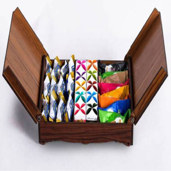 جعبه پذیرایی چوبی مدل rx_33