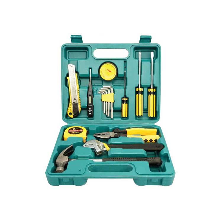 فذ_08 ست ابزار خانگی پایه و کامل مدل TB-08 - چکش، آچار فرانسه و متر - تصویر 1